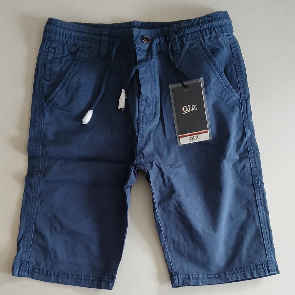 QLZ New Fashion Boys Shorts, Navy Blue, 1 Pair, You Choose Size